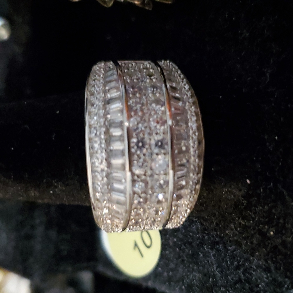 925 Sterling Silver with CZ